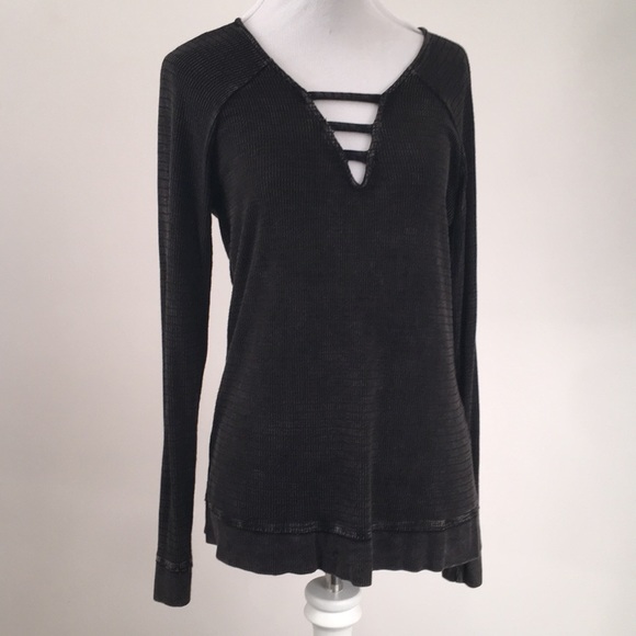 Vintage Havana Tops - ✅ SOLD Stretchy Sexy Long Sleeve Top M